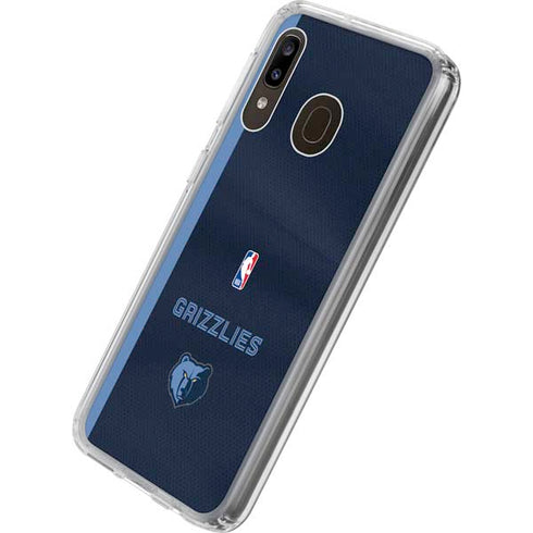 NBA Memphis Grizzlies Jersey Galaxy A20 Clear Case